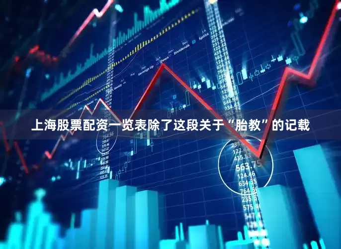 上海股票配资一览表除了这段关于“胎教”的记载